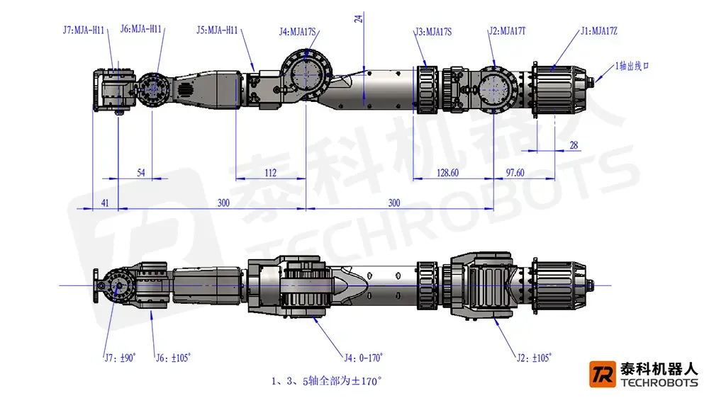 人形机器人手臂