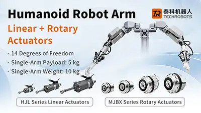 5kg Linear Actuator Humanoid Robot Arm