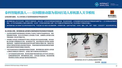 Interact Analysis深度报道：泰科机器人以伺服驱动器为基因打造人形机器人关节模组