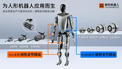 专为人形机器人应用打造，助力具身智能行业发展，泰科机器人关节模组持续升级！