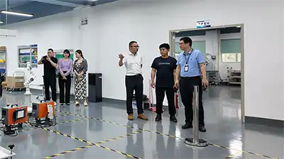 长沙经开区管委会领导一行莅临泰科机器人考察交流