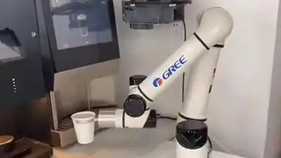 RJSII series joint modules help Gree quickly build coffee robots